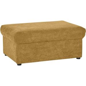 DOMO collection Hocker Topmatras met golfvering, op kunststof glijders