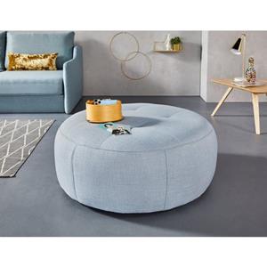 INOSIGN Hocker Lounis Ronde hocker in 2 afmetingen, soft clean voor het gemakkelijk reinigen met water