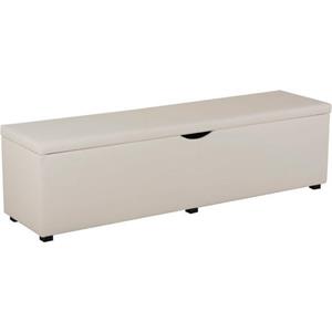 Places of Style Hockerbank Standaard met bergruimte, breedte 120 cm of 160 cm, ook geschikt als garderobebank of slaapbank