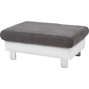 COTTA Hocker Komaris moderne chroomkleurige voet