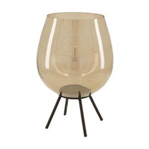 Dijk Natural Collections Tealight holder glass 18x18x26cm - Bruin