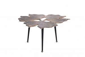 Invicta Interior Salontafel Gingko Goud Zwart 75x73cm - 41791