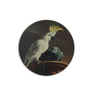 Art For the Home Canvas Rond - De Menagerie - 70 diameter in cm