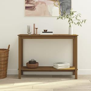 vidaXL Konsolentisch Honigbraun 110x40x80 cm Massivholz Kiefer 