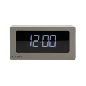 Karlsson Table clock Boxed LED warm grey