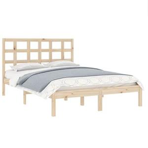 vidaXL Bedframe massief hout 120x190 cm Small Double