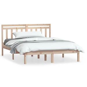 VidaXL Bedframe massief grenenhout 120x200 cm