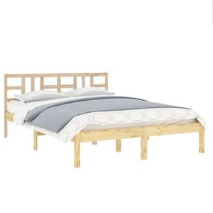 VidaXL Bedframe massief hout 120x200 cm