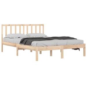 VidaXL Bedframe massief grenenhout 120x190 cm 4FT Small Double