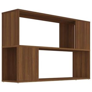 VidaXL Boekenkast 100x24x63 cm bewerkt hout bruineikenkleurig