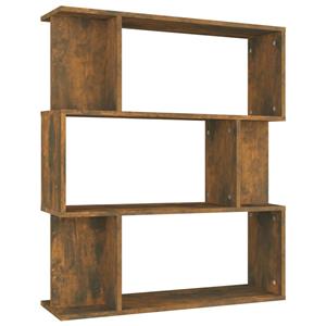 VidaXL Boekenkast / Kamerscherm 80x24x96 Cm Bewerkt Hout Gerookt Eiken