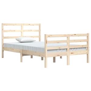 VidaXL Bedframe massief grenenhout 120x200 cm