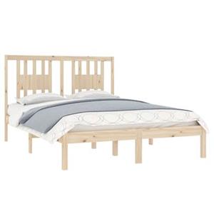 vidaXL Bedframe massief hout 120x190 cm Small Double