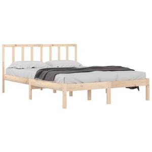 vidaXL Bedframe massief grenenhout 140x200 cm