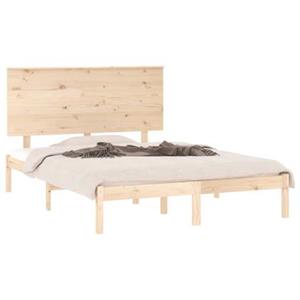 VidaXL Bedframe massief hout 120x190 cm 4FT Small Double