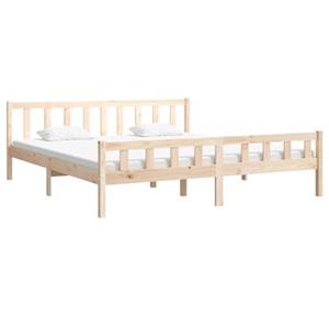 VidaXL Bedframe massief hout 180x200 cm 6FT Super King