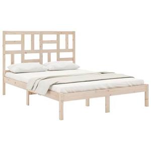 vidaXL Bedframe massief hout 140x190 cm