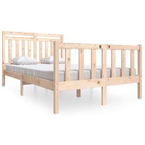 vidaXL Bedframe massief hout 120x200 cm