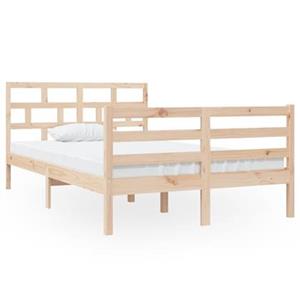 VidaXL Bedframe massief hout 120x190 cm 4FT Small Double