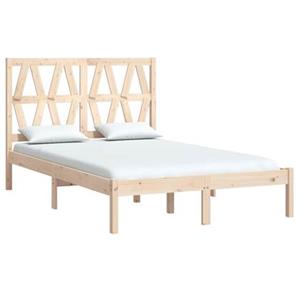 vidaXL Bedframe massief grenenhout 140x190 cm