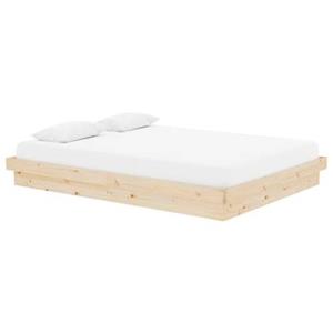 VidaXL Bedframe massief hout 135x190 cm 4FT6 Double