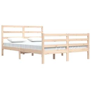 VidaXL Bedframe massief grenenhout 160x200 cm