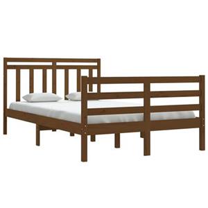 VidaXL Bedframe massief hout honingbruin 120x200 cm