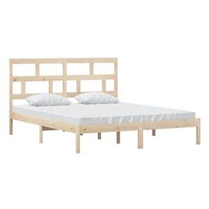 vidaXL Bedframe massief grenenhout 160x200 cm