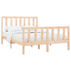 vidaXL Bedframe massief grenenhout 140x200 cm