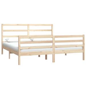 VidaXL Bedframe massief grenenhout 180x200 cm 6FT Super King