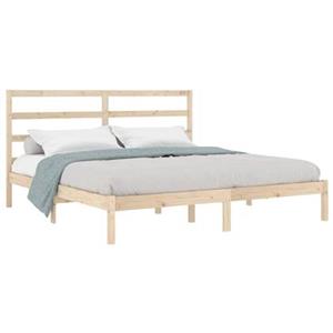 VidaXL Bedframe massief grenenhout 200x200 cm