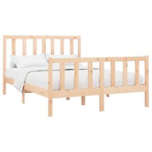 VidaXL Bedframe massief grenenhout 150x200 cm 5FT King Size