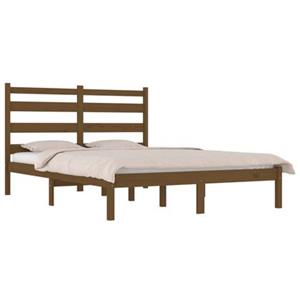 vidaXL Massivholzbett Honigbraun Kiefer 180x200 cm 6FT Super King 