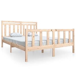 VidaXL Bedframe massief hout 160x200 cm