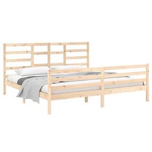 VidaXL Bedframe massief hout 200x200 cm