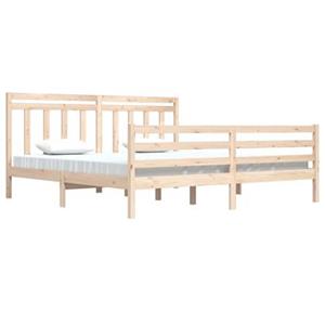 VidaXL Bedframe massief hout 200x200 cm