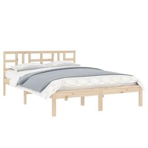 VidaXL Bedframe massief hout 200x200 cm
