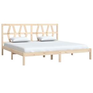 VidaXL Bedframe massief grenenhout 200x200 cm