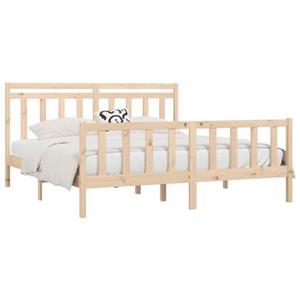 VidaXL Bedframe massief grenenhout 200x200 cm