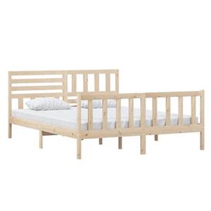 VidaXL Bedframe massief hout 160x200 cm