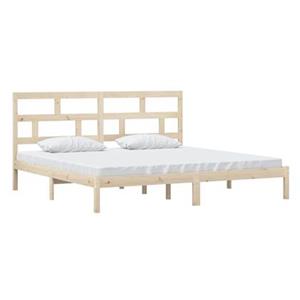 VidaXL Bedframe massief grenenhout 200x200 cm