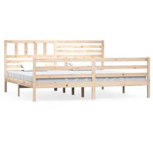 VidaXL Bedframe massief hout 200x200 cm