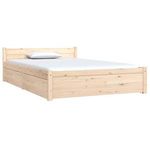 VidaXL Bedframe met lades 120x190 cm 4FT Small Double