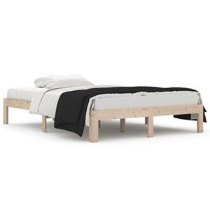 VidaXL Bedframe massief hout 135x190 cm 4FT6 Double