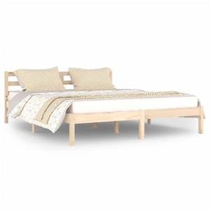 VidaXL Bedframe massief grenenhout 160x200 cm