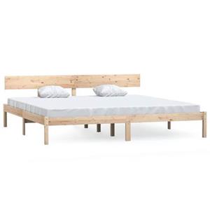 VidaXL Bedframe massief grenenhout 200x200 cm