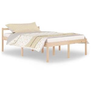 VidaXL Bedframe massief grenenhout 140x200 cm