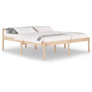 VidaXL Bedframe massief grenenhout 180x200 cm 6FT super king