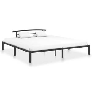 VidaXL Bedframe metaal zwart 180x200 cm