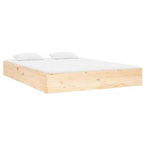 VidaXL Bedframe massief hout 135x190 cm 4FT6 Double